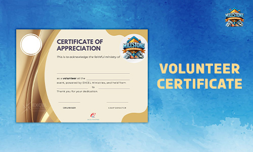 Volunteer Certificate